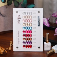 Kit de 10 gels UV effet œil de chat tendance - Couleur pure effet cristal de glace, blanchissant, végétalien, non toxique, écologique, durcissement LED/UV pour salons de manucure