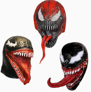 Masque en latex Avengers Red Spider Man Venom, accessoires de cosplay pour films et télévision - Product Image 4