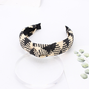 IFOND Bandeaux larges tressés style <span class=keywords><strong>bohème</strong></span> pour femmes, parfaits pour le quotidien et les vacances à la plage - Product Image 6