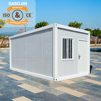 20FT durable préfabriqué conteneur d'expédition Kiosque détachable en bois et en acier salle de garde pour une utilisation en extérieur 10FT