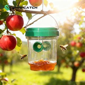 Perangkap lebah warna-warni yang dapat disesuaikan dengan stoples perangkap cahaya bertenaga surya untuk kontrol serangga musim semi/musim panas - Product Image 2