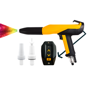 Mini bột tĩnh điện Coater cho sản xuất hàng loạt nhỏ với súng phun thành phần lõi phun sơn máy - Product Image 4