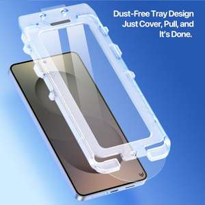 Protector de Pantalla de Vidrio Templado Transparente 2.5D HD para Samsung Galaxy S26 5G Serie <span class=keywords><strong>Roga</strong></span> con Eliminación de Polvo y Caja de Fijación Rápida - Product Image 3