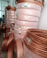 Vente en gros d'usine de tubes en cuivre T2, climatisation, spirales anti-moustiques et tubes en cuivre désoxydé au phosphore TP2 en stock