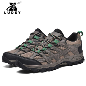 Scarpe da <span class=keywords><strong>Trekking</strong></span> in Vera Pelle Scamosciata, Leggere e Casual, Vendita Diretta dalla Fabbrica - Product Image 1