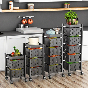 Estantes de Almacenamiento Premium Multifuncionales Deslizantes y Giratorios de <span class=keywords><strong>Acero</strong></span> <span class=keywords><strong>Inoxidable</strong></span> para Cocina, Sala de Estar, Baño, Armario y Alimentos - Product Image 2