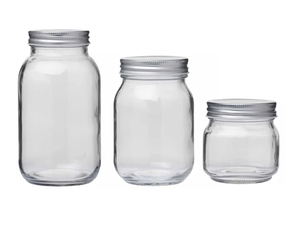 Glas Glas Lieferant Großhandel Küche 250ml 500ml Einmach gläser 8 oz 16 oz Glas Vorrats gläser mit Deckel - Product Image 6