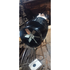 Ventilateur axial bifurqué industriel à pales en alliage d'aluminium, ventilateur de conduit haute température, robuste et durable - Product Image 3