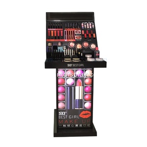 Présentoir sur pied autoportant pour gloss et rouges à lèvres, unité de test pour produits cosmétiques et de maquillage - Product Image 1