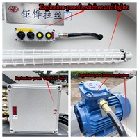 Mesin Penggosok Penghalus Lembaran Logam Baja Tahan Karat Lebar Besar, Motor 4kw, Daya 500kg, Berat 500kg