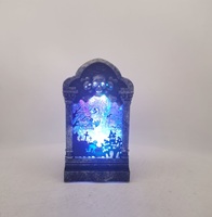 Pierre tombale squelette lumineuse à LED pour Halloween – Accessoire de terreur pour fête, décoration de bar, pièce secret hantée