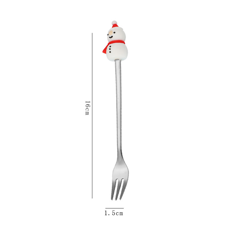 Fourchette Bonhomme de neige [Argent]