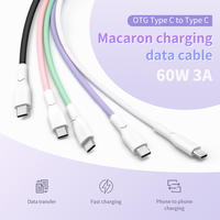Cables TPE de 1 m, Cable USB-C a USB-C de Carga Rápida, Cable USB 2.0 Tipo C para iPhone 16/17 Phone Pro Max, Samsung, Xiaomi