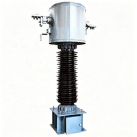 Transformateur de courant isolé au gaz SF6 haute tension LVQB, norme IEC pour centrale électrique EPC