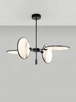 Moderne lumière luxe style chinois branche ventilateur lustre salon bureau chambre restaurant bar salon de thé café décor lampe LED