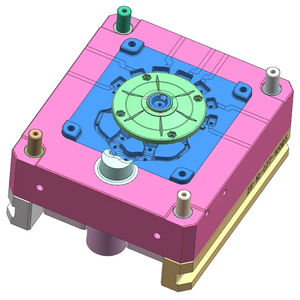 OEM ODM <span class=keywords><strong>ADC12</strong></span>铝压铸模具，带模流分析和工业齿轮箱法兰盖原型组装 - Product Image 1