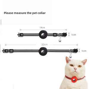 Collier tactique réfléchissant pour chat avec Airtag intégré pour prévenir la perte, ajustable et avec housse de protection - Product Image 6