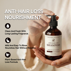 Champú Orgánico, Natural, Sin Crueldad, con Extractos Herbales, Nutritivo, Anticaída, Fortalecedor para Cabello Fino, Reduce la Caída del Cabello - Product Image 3