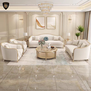 Đương đại Châu Âu cắt <span class=keywords><strong>sofa</strong></span> Set hiện đại gỗ rắn đồ nội thất phòng khách với cong couch cho đám cưới nhà khách sạn - Product Image 1