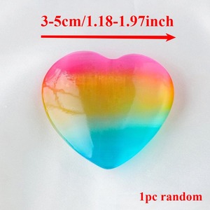 Cristales Curativos de Alta Calidad al por Mayor, Corazón Pequeño de Selenita Aura para Decoración del Hogar y Energía - Product Image 2