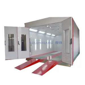 Customized Side Draft Spray Booth automated spray tanning booth diesel heating painting chamber