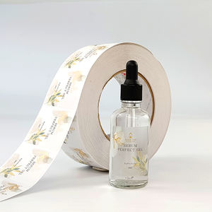 Op maat gemaakte logo bedrukte waterdichte rollen sterke klevende vinyl transparante stickers op maat gemaakte vormen merkbescherming verpakkingslabels - Product Image 2