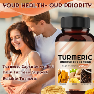 Добавка куркумина с органической куркумой и имбирной 95%, добавка куркумина с травяной добавкой черного перца - Product Image 4