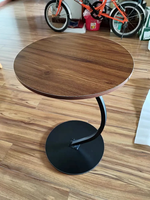 Petite Table d'Appoint Portable avec Rangement pour Canapé, Lit ou Salon