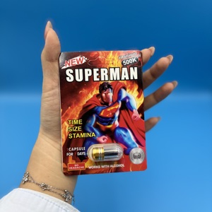 Cápsulas Superman de Alta Calidad, Complejo Herbal para un Estómago Lleno de Energía, Apoyo Vital Semanal - Product Image 5