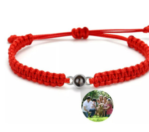 XIXe Projection personnalisée <span class=keywords><strong>langues</strong></span> tressées cercle personnalisé animaux Photo acier inoxydable femmes mode bijoux chaîne Bracelets - Product Image 4