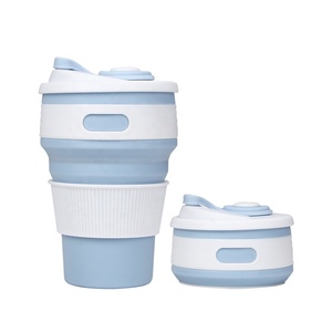 Gobelet pliable en silicone 350ml, gobelets multicolores, à la mode, nouvel arrivage, grande taille - Product Image 3