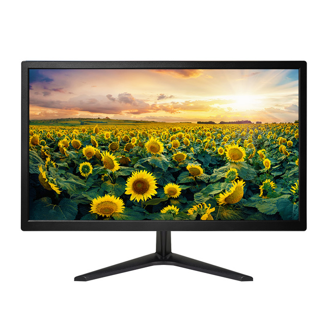 Wholesale Cheap Price 19" 20" 21.5" 22" 24" 60Hz 75Hz Flat Black 1440*900P LED Desktop Computer Business PC Monitor