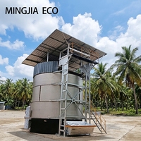 Tanque de Compostaje de 100m³, 120m³, 280m³ con Control Remoto por Aplicación Móvil para la Fermentación de Estiércol de Pollo y Vaca, para la Producción de Fertilizante Orgánico
