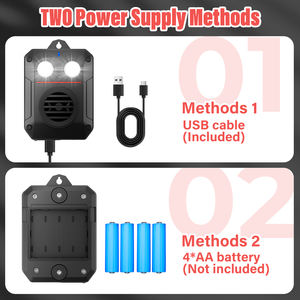 2025 Repelente ultrasónico mejorado 3 en 1 IP65 con <span class=keywords><strong>ultrasonido</strong></span> y luz intermitente Repelente de animales múltiples <span class=keywords><strong>para</strong></span> interiores y exteriores - Product Image 2
