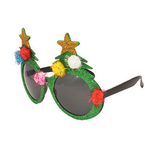 Gafas de sol festivas en forma de árbol de Navidad Gafas de regalo divertidas Gafas decorativas de Navidad de moda - Product Image 2