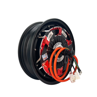 Moteur CC sans balais QSMOTOR 12 pouces V4 30H 2000W puissance de pointe 6000W double capteur Hall 18 axes rapport de réduction 200 3.5J