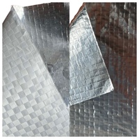 Couche de contrôle thermique en aluminium, barrière contre la vapeur pour la construction de toitures