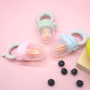 Cibo fresco ciuccio alimentatore per il bambino in Silicone capezzolo Piggy frutta Nibbler bambini modello animale fascia di età 0-12 mesi - Product Image 3