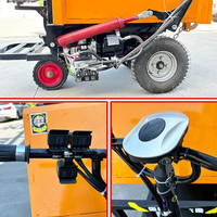 Chariot à main électrique à 3 roues pour les chantiers de construction, le transport de sable, de briques, l'agriculture, les vergers, l'élevage, camion benne