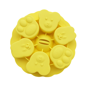 Forma personalizzata per alimenti a forma di animale 3D orso simpatico stampo in Silicone per alimentazione per bambini stampo per torte di riso - Product Image 3