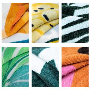 Toalla de Playa Redonda con Estampado Digital de 150 cm de Diámetro, Diseño Personalizado, Estilo Tropical, para Adultos, Lavable a Máquina - Product Image 1