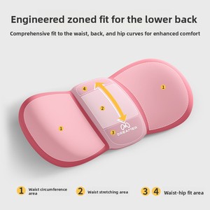 Almohada Lumbar de Espuma Viscoelástica Zhimengren para Uso Universal, Funda Extraíble y Lavable, Diseño Moderno Minimalista - Product Image 2