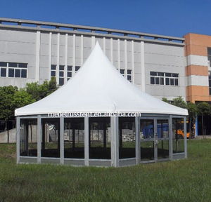 Grande tente de réception en verre chapiteau extérieur de pagode de belvédère tentes à cadre en aluminium pour événements carpas <span class=keywords><strong>barnum</strong></span> à vendre - Product Image 2