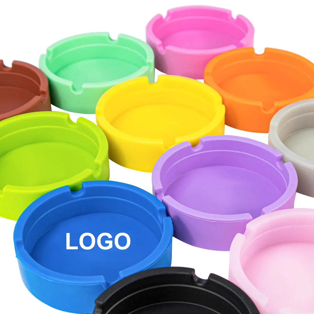 Nuovo posacenere in Silicone infrangibile di qualità Premium accessori per fumatori posacenere per sigari posacenere rotondo in Silicone per interni o esterni