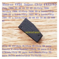 Xhorse VVDI Súper Chip XT27A XT27A66 XT27 XT27B Programador de Transpondedor de Súper Chips de Lanzamiento para 4C 4D 44 46 47 48 49 8A 8C 8E T5