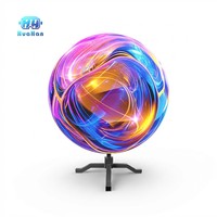 LED Küre Top Su Geçirmez Tam Renkli Özelleştirilebilir Boyut İç Mekan Dış Mekan Sergi Reklam LED Ekranları