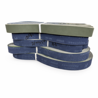 Bande abrasive en tissu céramique vert souple, en forme d'anneau, épaisseur 0,6 mm, pour le meulage, le polissage et l'ébavurage des lames métalliques