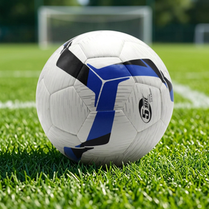Size 5 Soccer Ball <strong>Football</strong> Official Size Weight Blue <strong>Black</strong> <strong>White</strong> Durable Training Match Ball Outdoor Sports Practice <strong>Football</strong> - Product Image 4