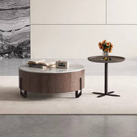 Chine Usine Table Basse Moderne En Pierre Table Basse Ronde Table Basse De Salon Table Basse Avec Stockage