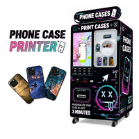Máquina Expendedora de Fundas para Teléfonos con Sistema de Pedidos Remoto, Máquina Expendedora de Impresión de Fundas para Teléfonos, Equipo Comercial para Escuelas y Museos